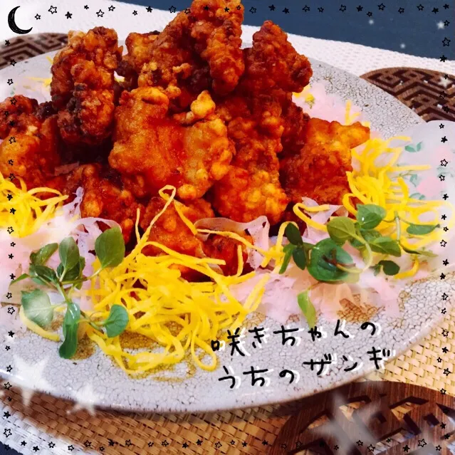 Snapdishの料理写真:咲きちゃんさんの料理 うちの ザンギ🐔 （鶏のから揚げ）
🌟ゆずジャム まぜまぜで 我が家のザンギに 咲きちゃん また作ります🐔✨|chiaki3（平川ちあき）さん