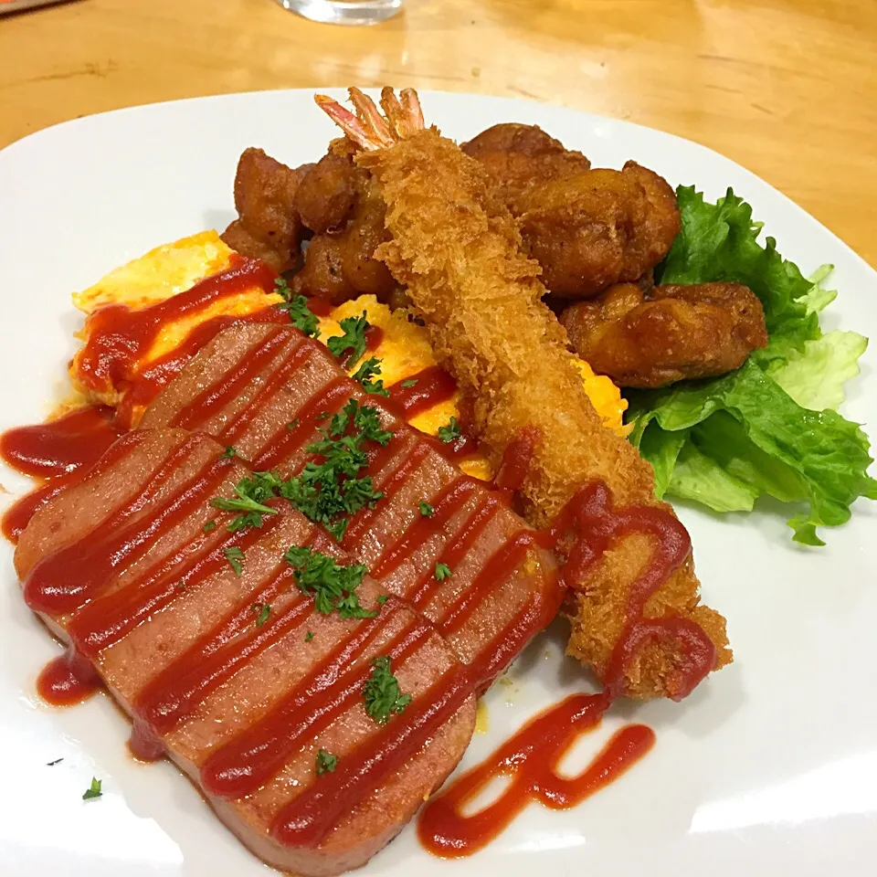 今日の置き飯、息子用Aランチ|沖縄「ピロピロ」ライフさん