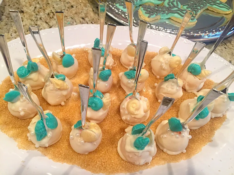 Dinglehopper little mermaid cakepops
#mermaidparty|🌺IAnneさん