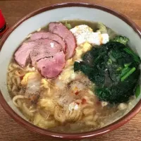 Snapdishの料理写真:マルちゃん正麺🍜、味噌味❗️✩⃛꒰⁎⁍̴◡⁍̴⁎ ॢ꒱✨