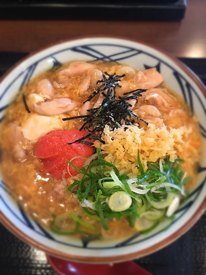 明太親子あんかけうどん|アリエッティさん