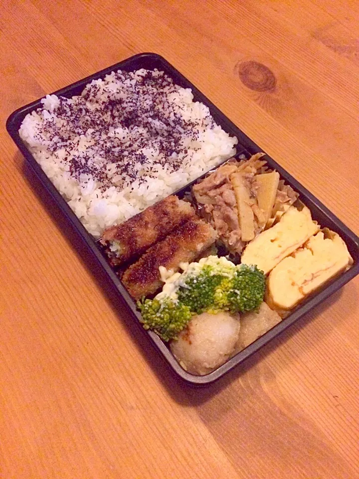 アスパラの肉巻きフライ弁当🍱|meyou..さん