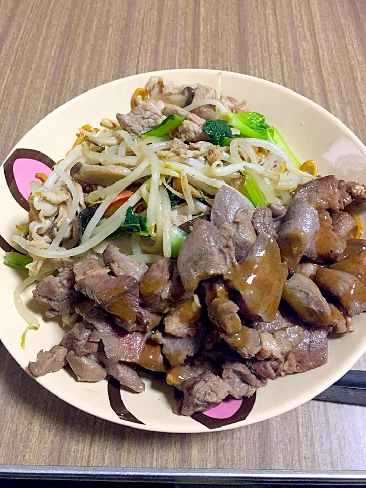 お肉、野菜たっぷり焼きそば|たびもかさん