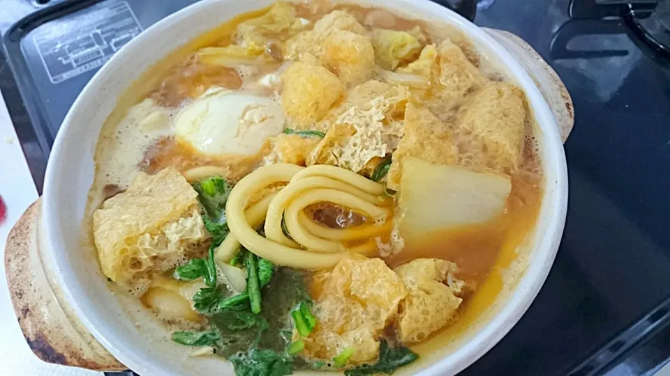 Snapdishの料理写真:味噌煮込みうどん|わこさん