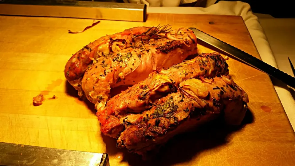 pork tenderloin, seasoned with all fresh herbs and spices.|Kenneth Flathersさん