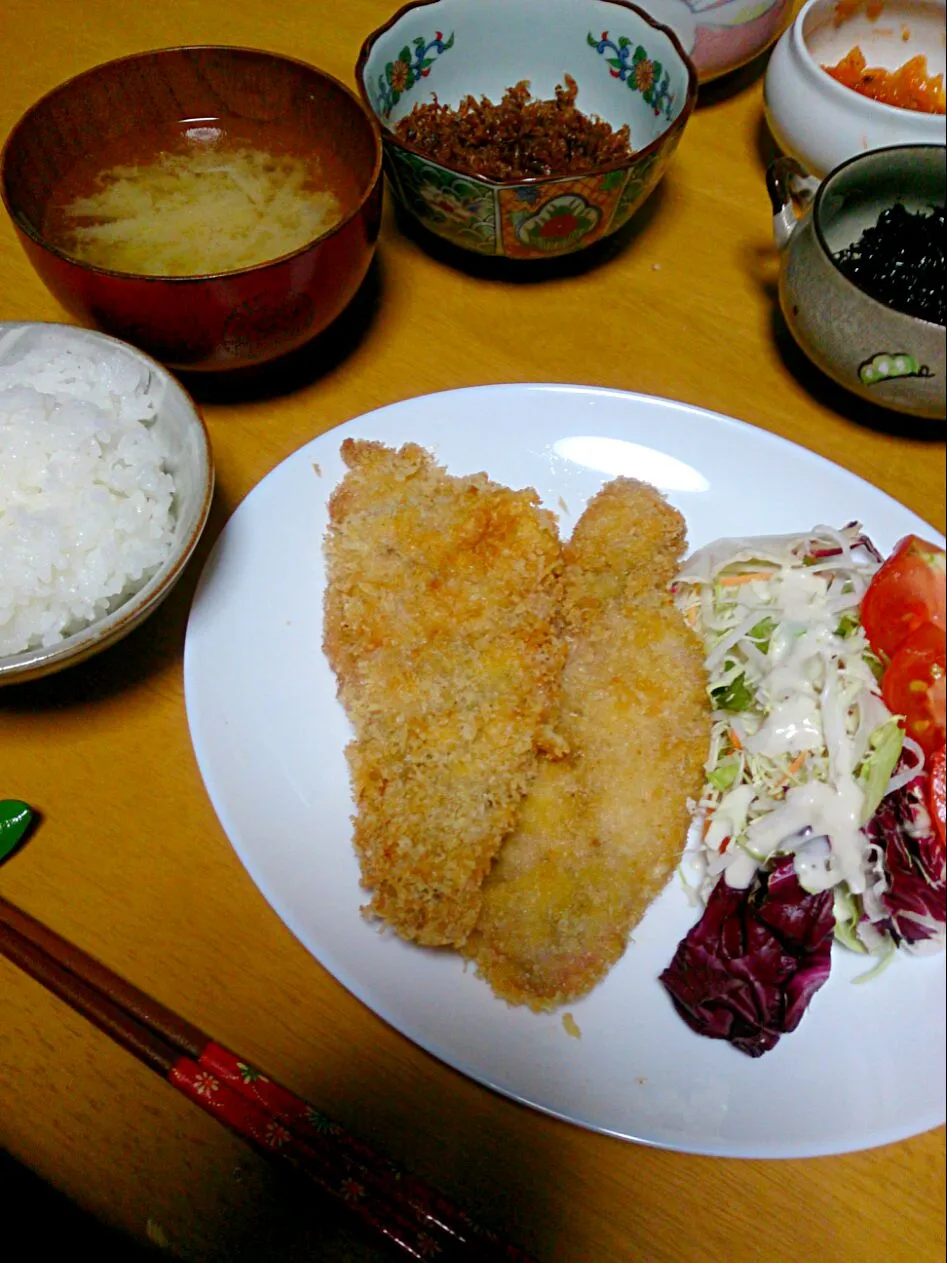 定番のベーコン＆チーズの豚肉はさみ揚げ♪|しまだ ちえこさん