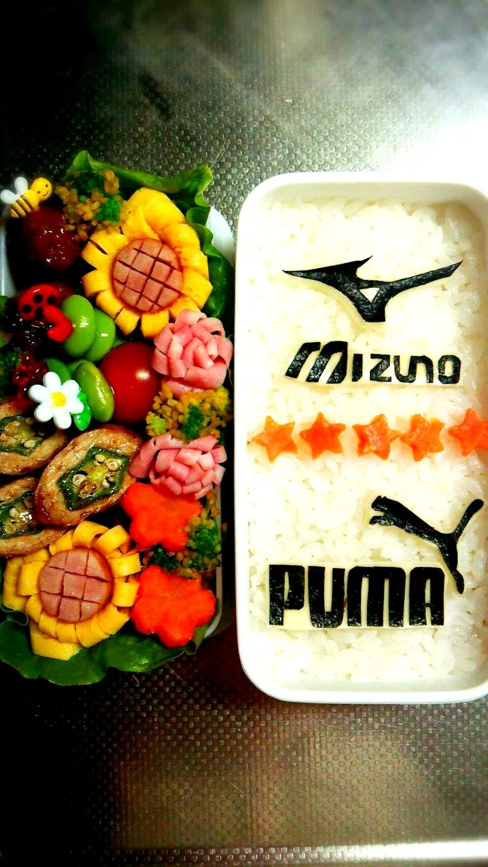 ☆ロゴ弁☆Mizuno&PUMA|kitchentomokoさん