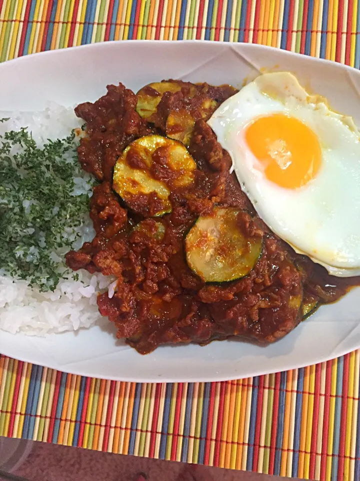 ズッキーニと挽肉のカレー|Satsukiさん