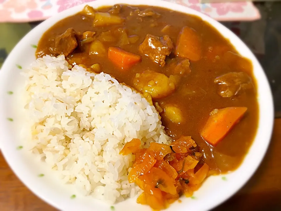 カレー大盛り！|りえさん