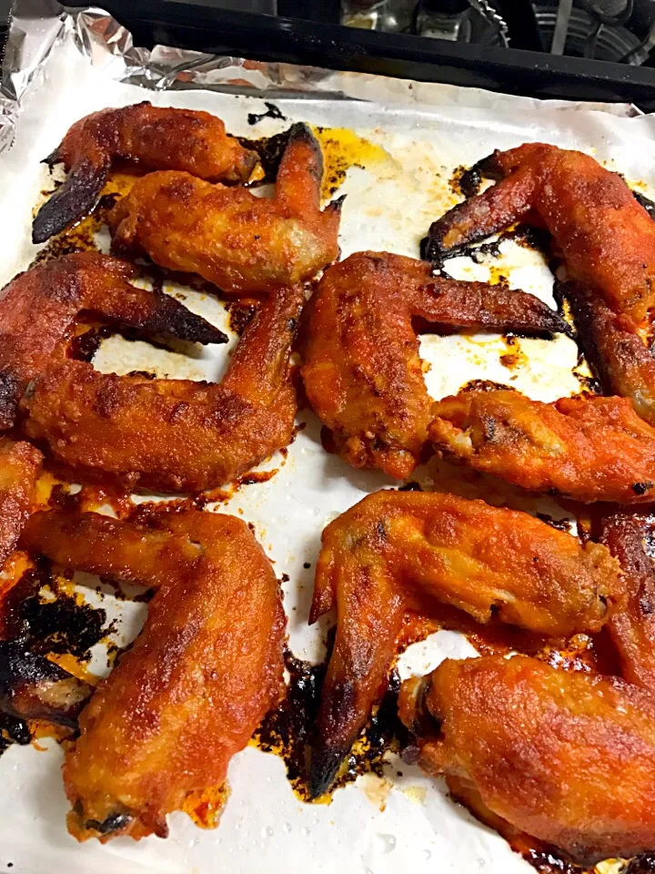 Snapdishの料理写真:Sriracha buffalo wings|Keikoさん