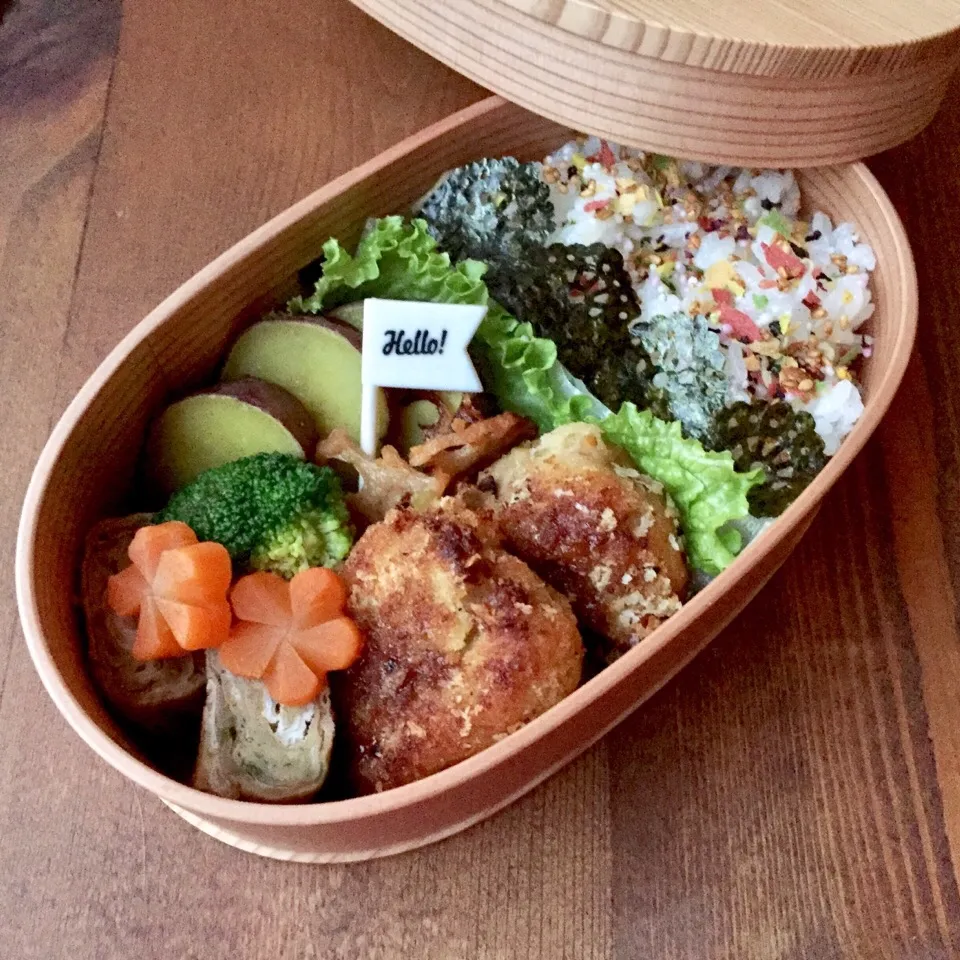 1/16 コロッケ弁当🍱|カタツムリさん