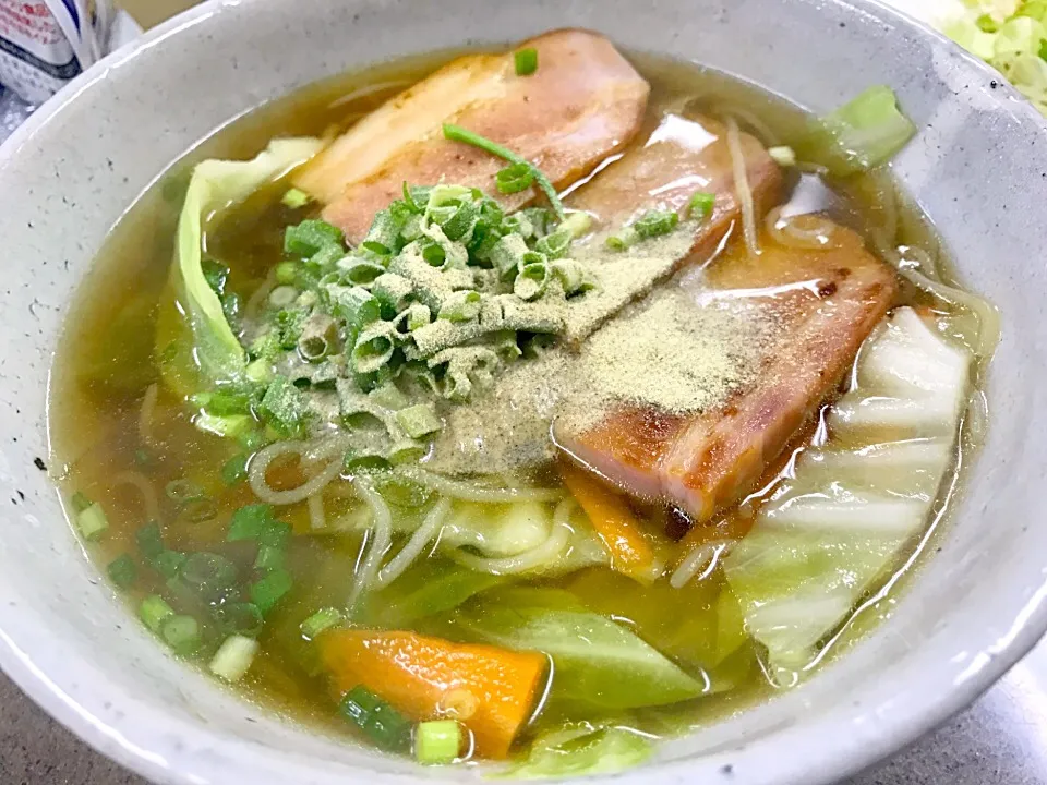 こんにゃく醤油ラーメン|Food is lifeさん