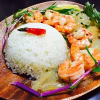 Spicy butter lime sauce shrimp|Vanessa Hasebeさん