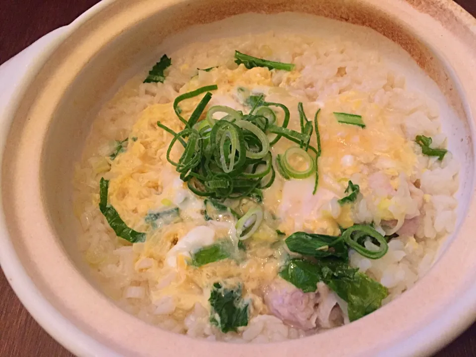 Snapdishの料理写真:とり玉子雑炊|ラーメンの小池さん