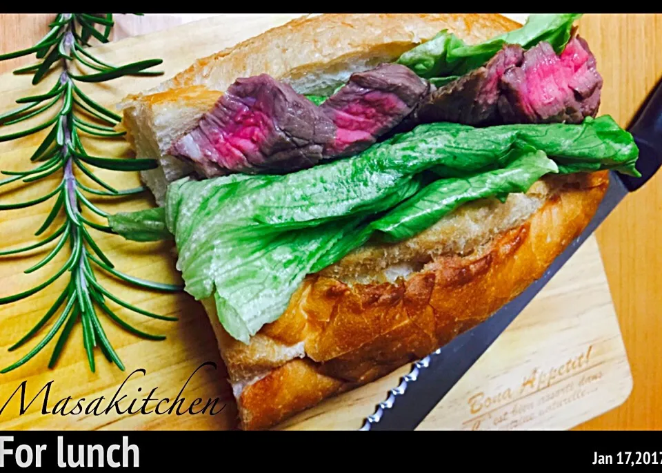 Steak sandwich|Masakiさん