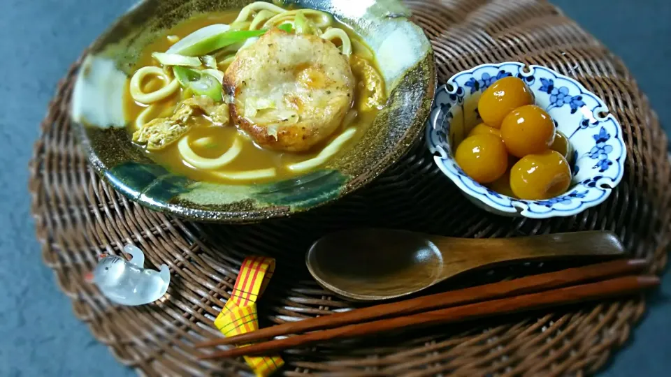 キムカフェ☕クリーミーカレー力うどん🍜|キム姉さん