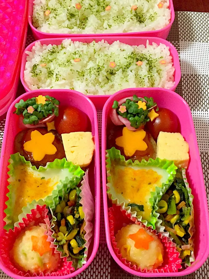 Snapdishの料理写真:🌸愛娘弁当🌸|Kii mamaさん