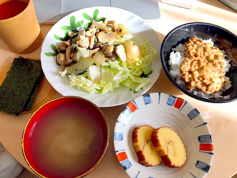 1月17日朝食兼昼食|ばぁさんさん