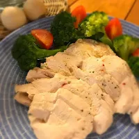 Snapdishの料理写真:チキンハム むね肉をつかって|Haruko  Kishidaさん