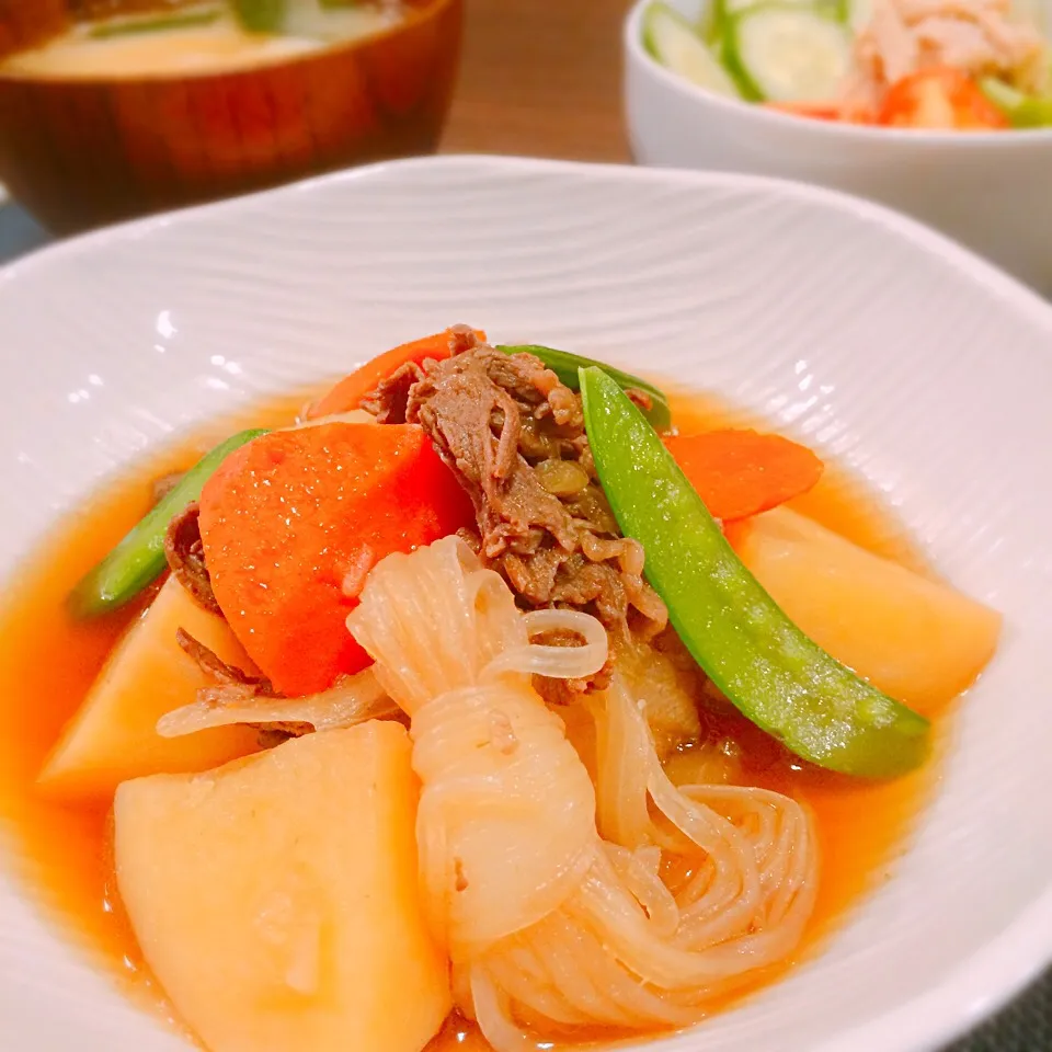 味がしっかり染みた肉じゃが🐮🍲💕|🍎ゆかりんご🍎さん