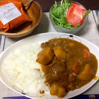 Snapdishの料理写真:普通のカレー！withカイエンペッパー|ぱららさん