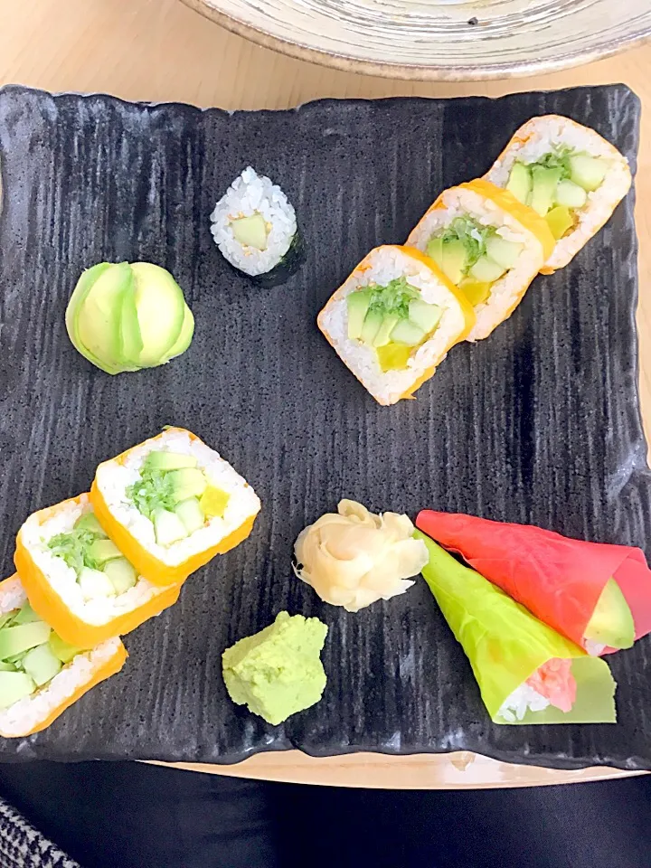 Vegetarian sushi from sushi samba London|🍓Jolejo🍓さん