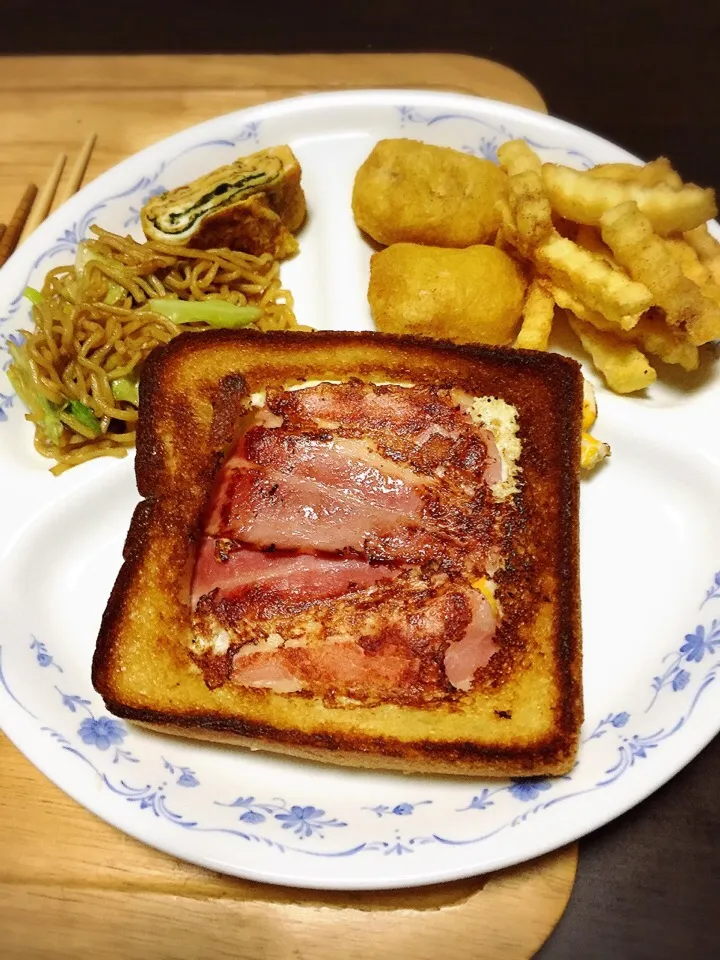 Snapdishの料理写真:子供達の朝ごパン😆|えみさん