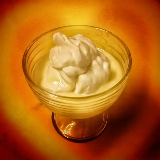 ❤ selfmade tasty Vanilla Cream with whipped cream on top 😄❤|Najeskaさん