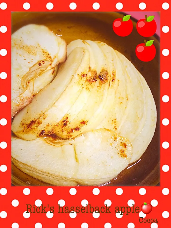 Rick's hasselback apple|cocoaさん