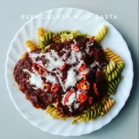 #Beef #gulash with #pasta.|chrisさん