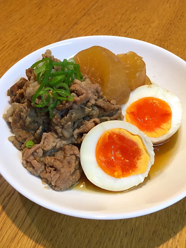 牛肉と冷凍大根の煮物|まつださんさん