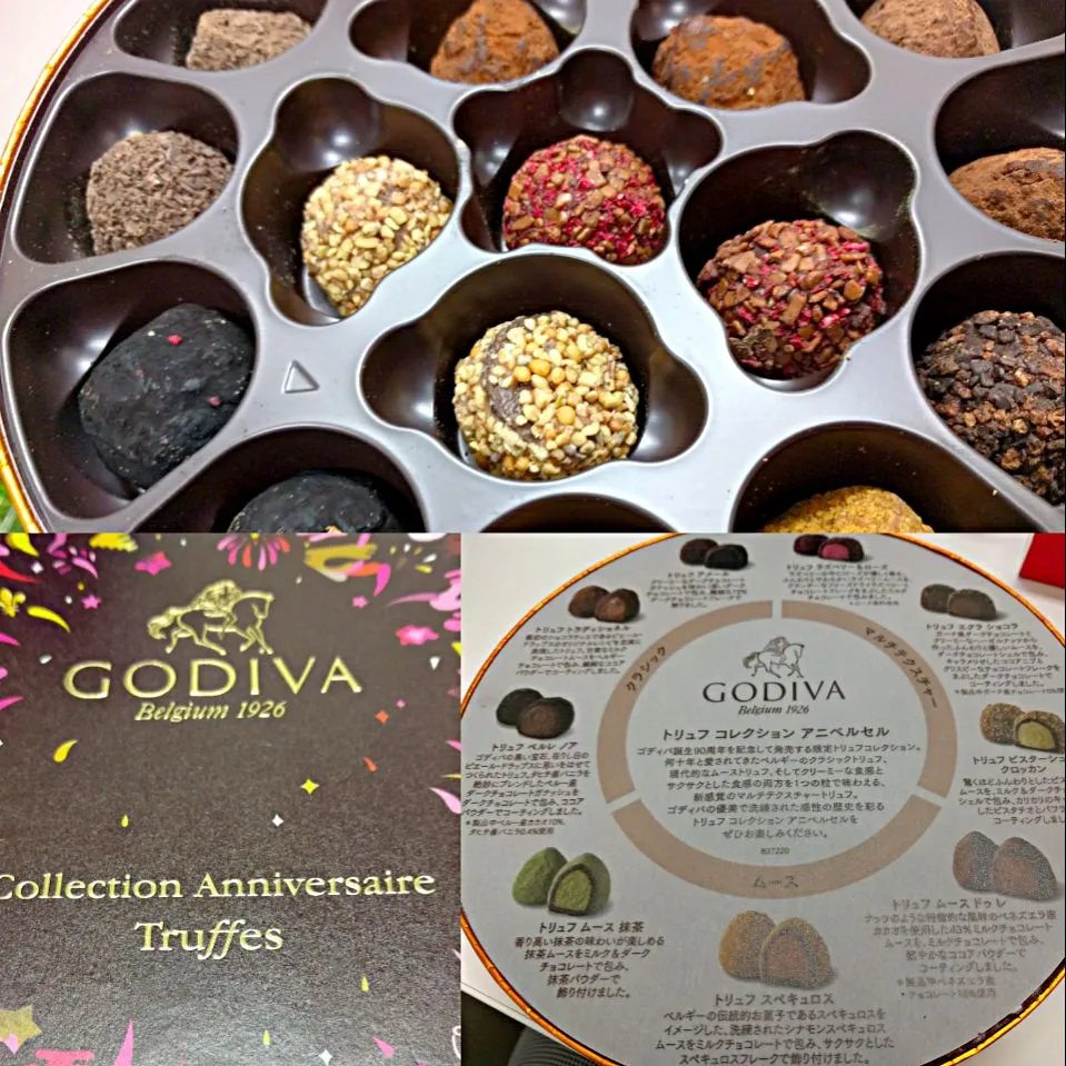 トリュフ コレクション アニベルセル GODIVA 
 #GODIVA #ゴディバ #トリュフ|sakumaさん