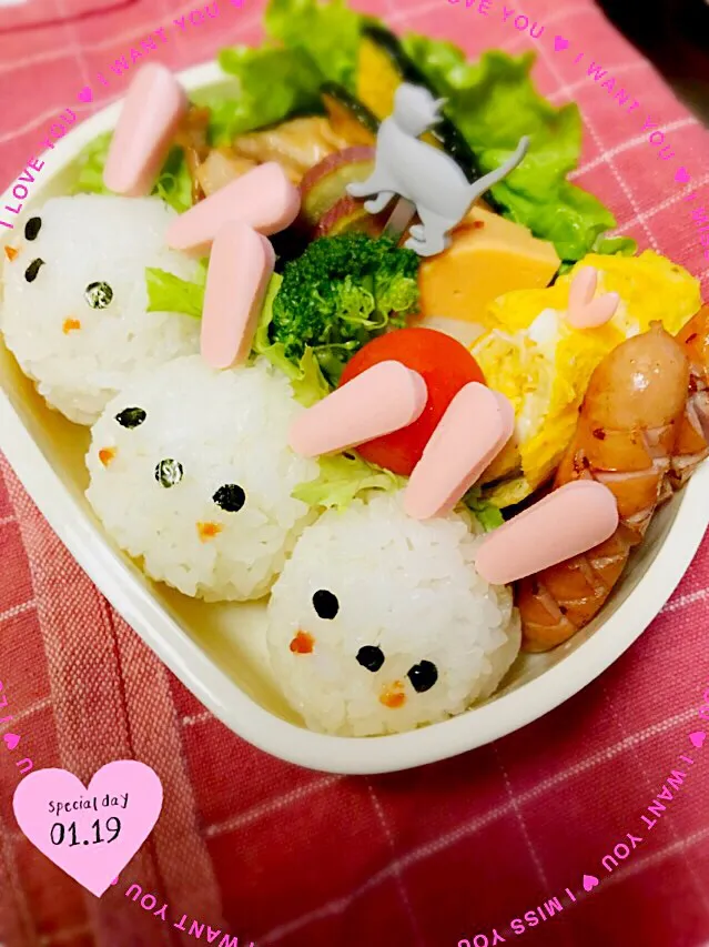 今日はうさぎ🐰弁当|kiyomi sakuraiさん