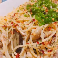 Snapdishの料理写真:和風バター醤油パスタ|moekoさん