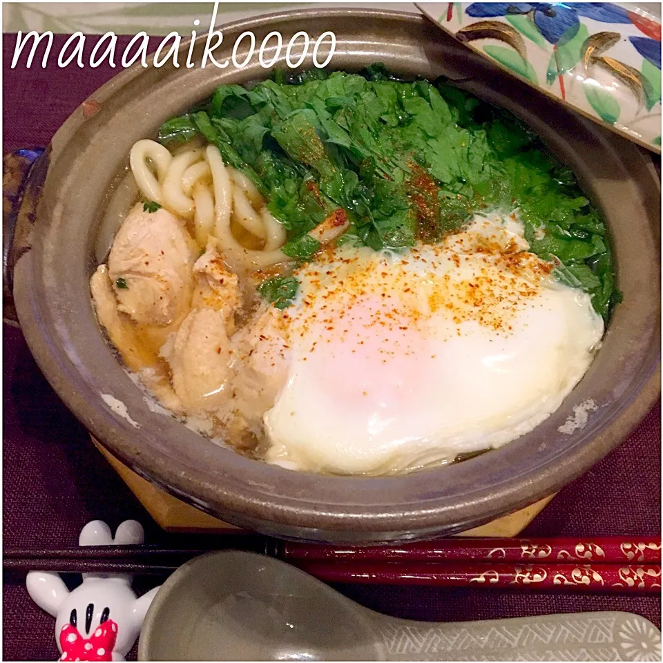 鍋焼きうどん🍲|マイコさん