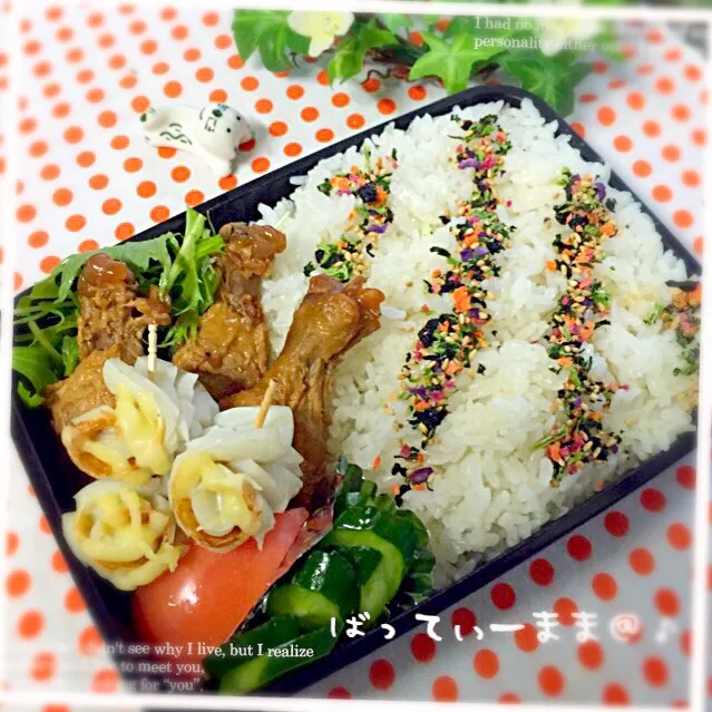 チキンのアドボー弁当～♡ #ばってぃーまま＠♪の節約しても美味しいお弁当|ばってぃーまま＠♪さん