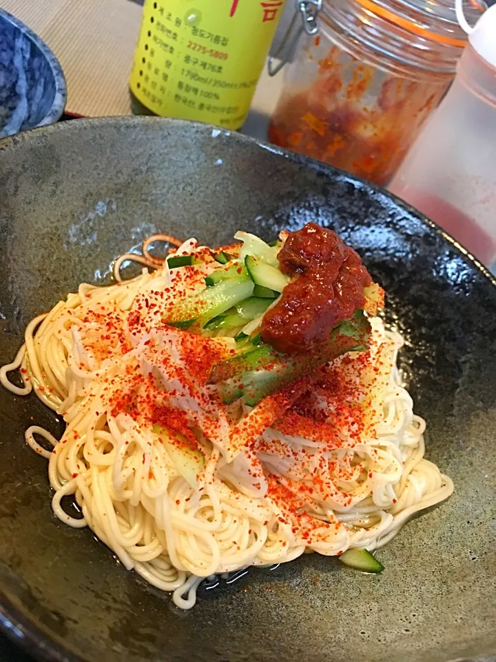 七味さんの料理 ♡自家製タデギで 素麺|kiyoさん