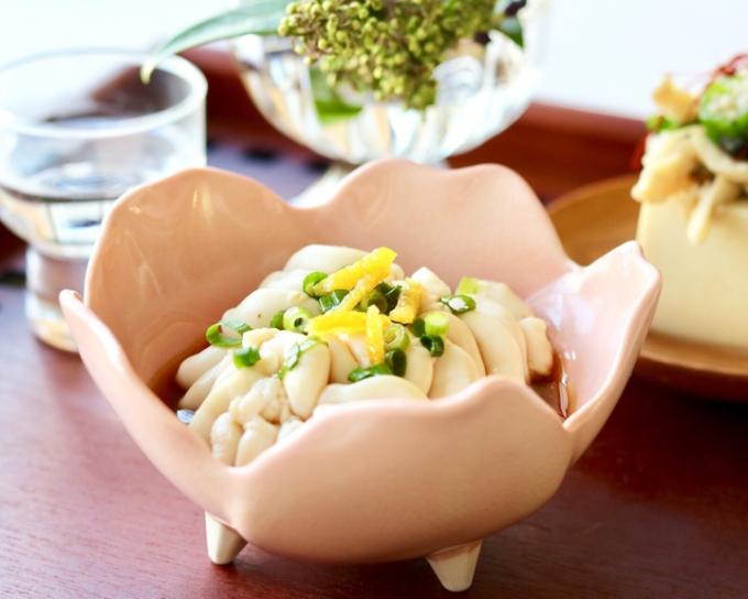 白子の塩こうじ蒸し