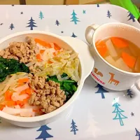 Snapdishの料理写真:1歳3ヶ月の息子ごはん🍚|えりえいたさん