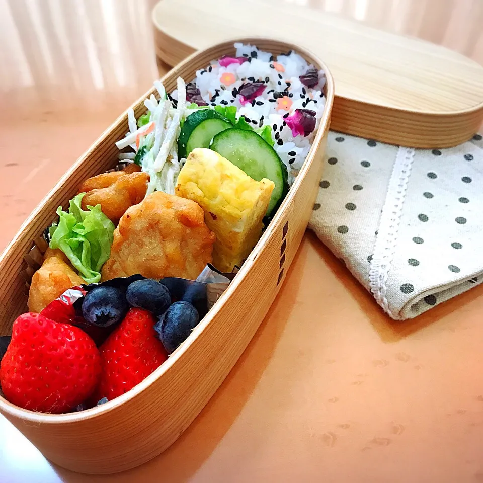 娘のお弁当|さくらんぼ🍒さん