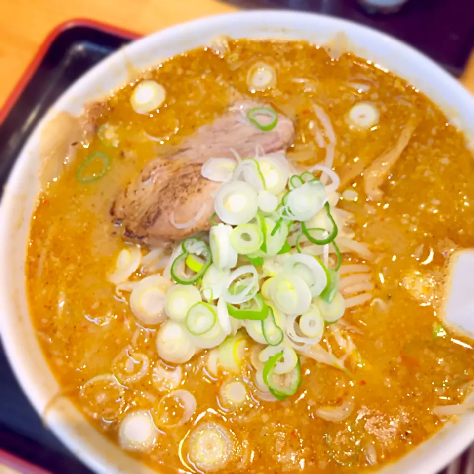 味噌魚介ラーメン🍜|すいかみかんさん