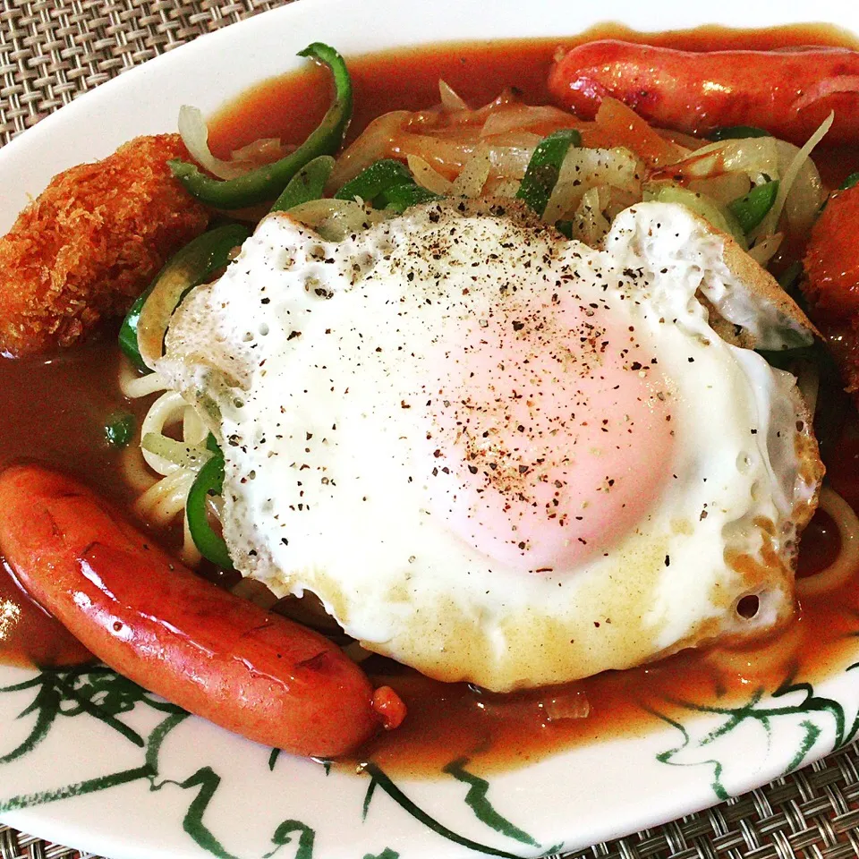 Snapdishの料理写真:ヨコイのあんかけスパゲッティ🍝|saoricocoさん