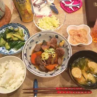 Snapdishの料理写真:牛すじ煮込み|sasasaさん