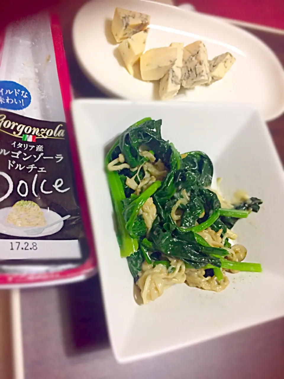 抽選で当たったゴルゴンゾーラ🧀#チーズ#ゴルゴンゾーラ|teaさん