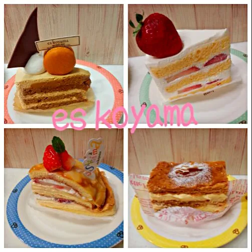 Snapdishの料理写真:三田で有名な、es  koyamaのケーキ|chou  chouさん