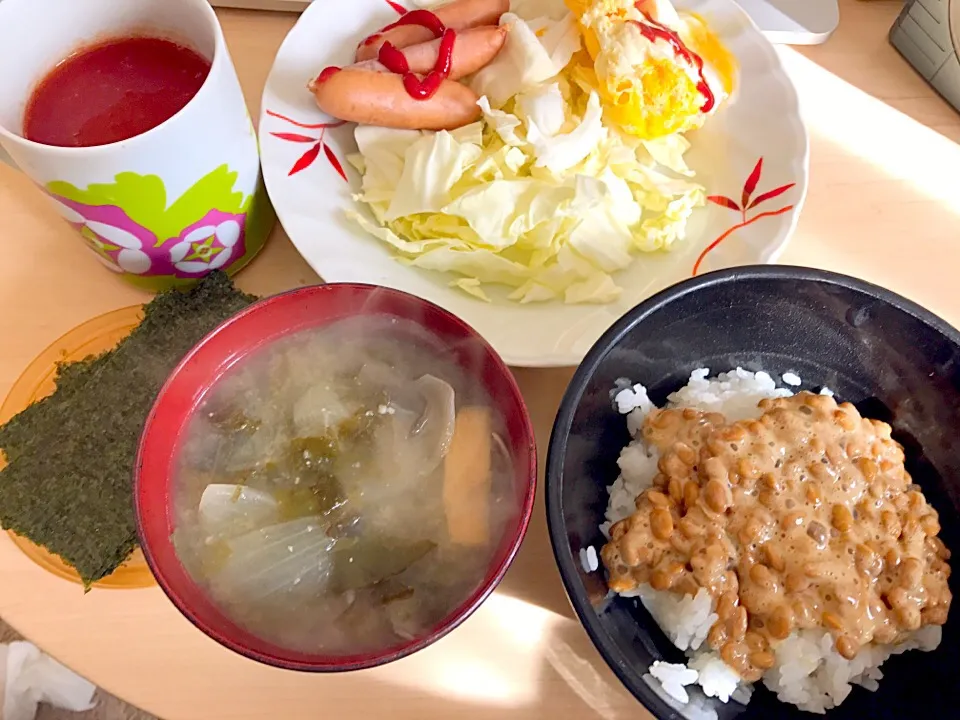 1月22日朝食兼昼食|ばぁさんさん