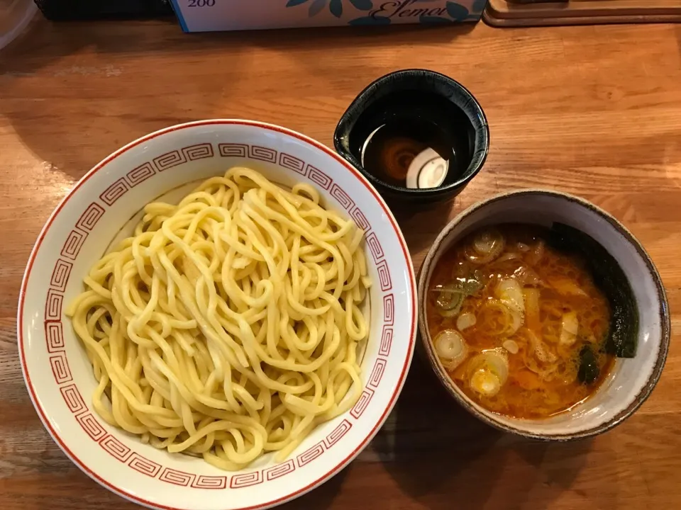 辛味つけ麺(あつもり/並盛) @つけ麺屋やすべえ 高田馬場|えるちゃんさん