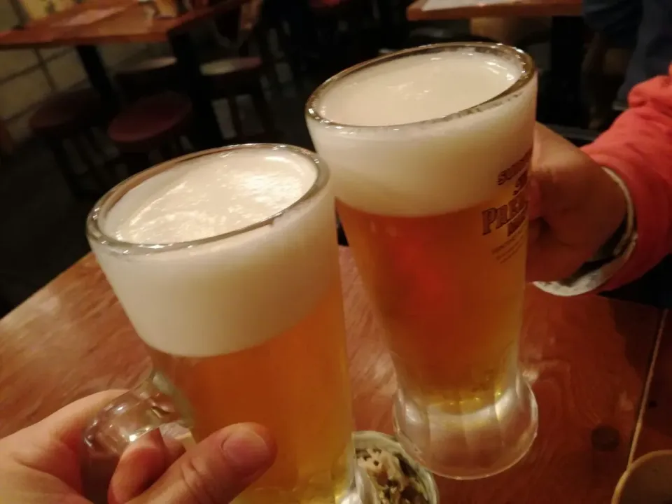 Snapdishの料理写真:日の出横丁で乾杯っ🍺💥🍺|Kojiさん