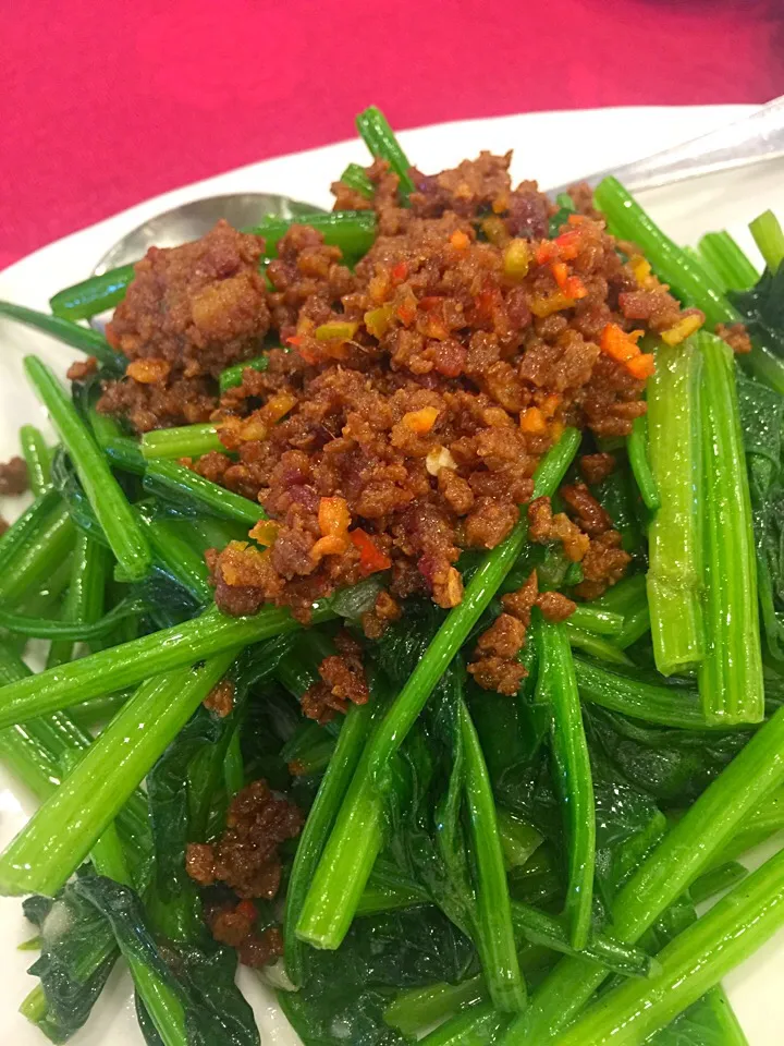 Spinach with Bean Seeds|itontweetsさん