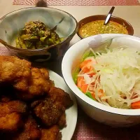 ザンギ定食😋|お母の大皿さん